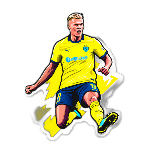 Erling Haaland i Aktion