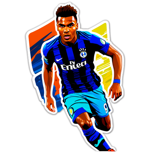 A Arte do Futebol em Cores: Alex Sandro, O Defensor em Ação!