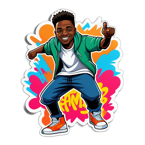 Victor Wembanyama Graffiti Sticker