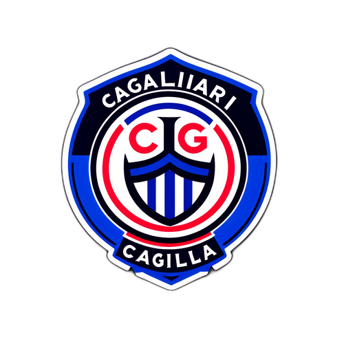 Stiker Pertandingan Cagliari dan Inter