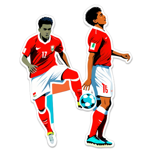 Menarik! Sticker Timnas U17 Indonesia Beraksi di Latar Belakang India yang Menakjubkan!