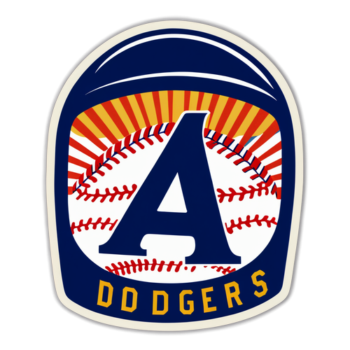 Le Sticker Rétro des Dodgers : Une Plongée Époustouflante dans l'Histoire du Baseball !