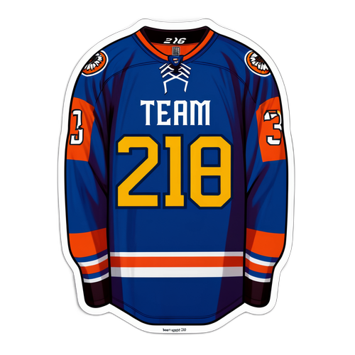 Hokejový dres s čísly a podpisy pro NHL draft 2025