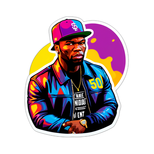 Autocolant 50 Cent