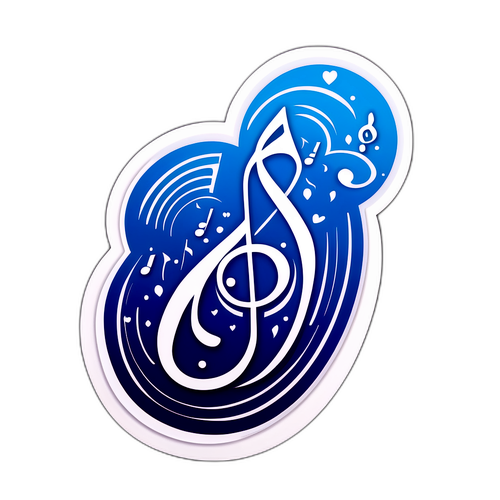 สติ๊กเกอร์รูปโน๊ตเพลง