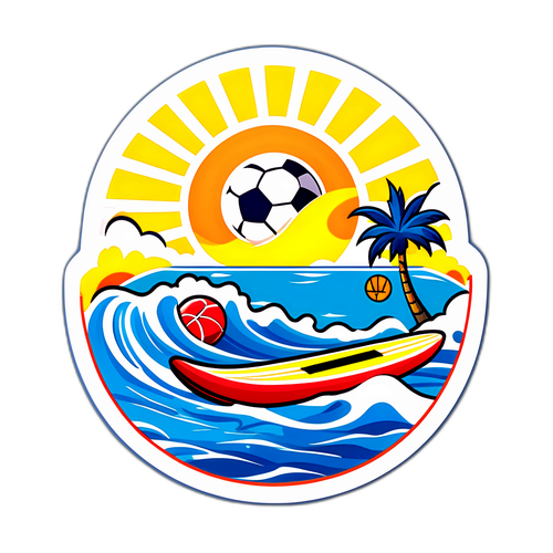 Stiker Bertema Pantai untuk Pafos FC