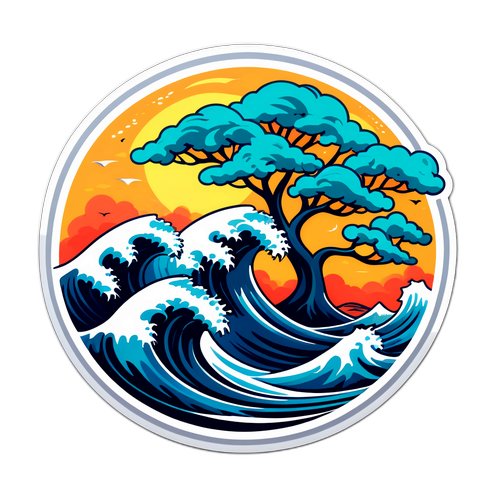 Typhoon Aftermath Sticker