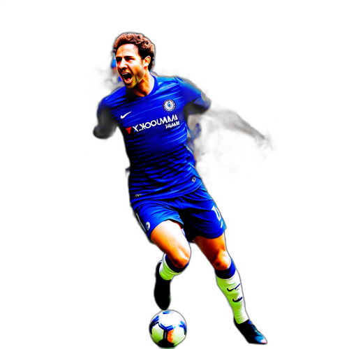 Beeindruckender Aufkleber eines Chelsea-Spielers beim entscheidenden Tor