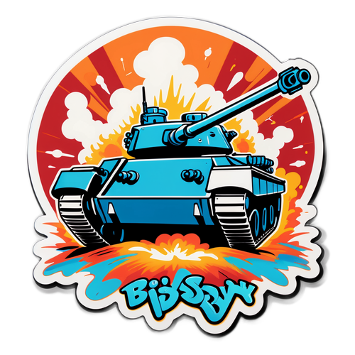 Determined Tank Sticker
