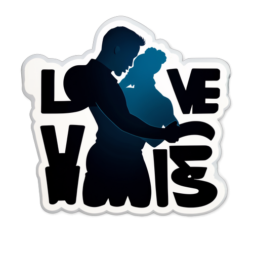 Beautifully Blended: The Love Wins Sticker Celebrating Jonathan Owens and Simone Biles!