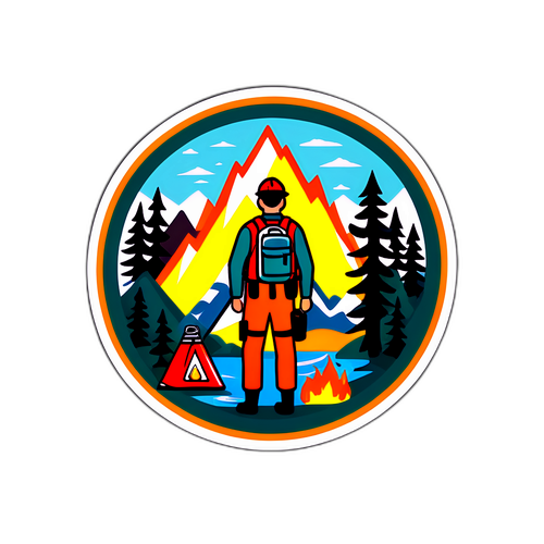 荒野生存活动安全警示标签