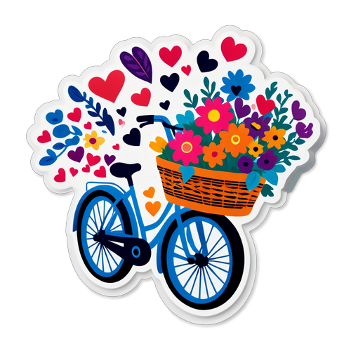 Love is a Journey Bicycle Sticker