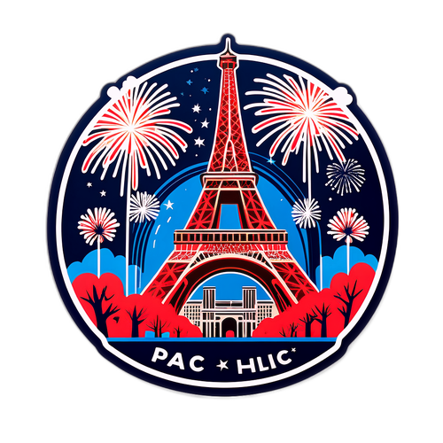 Návrh nálepky: PSG ve vzrušení