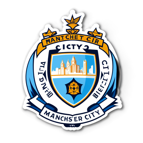 Manchester City Ruhunu Yansıtan Sticker