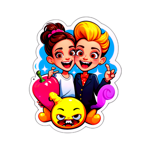Whimsical Freaky Friday 2 Sticker