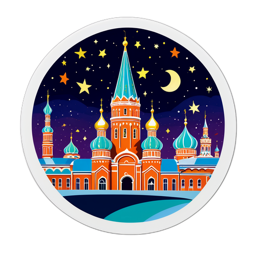 Вечерний пейзаж Казани