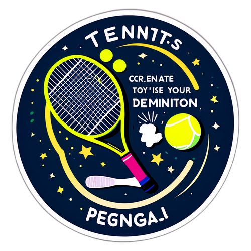 Tennis Motivation Sticker
