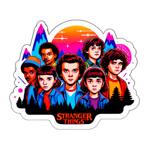 Stranger Things Sæson 5 Vol 2 Sticker