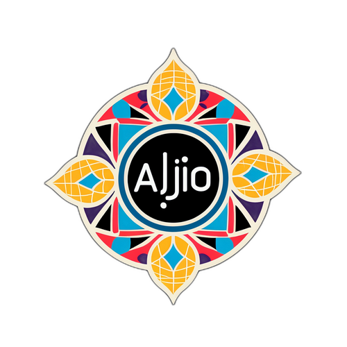 आजीओ लोगो का कलात्मक प्रस्तुति