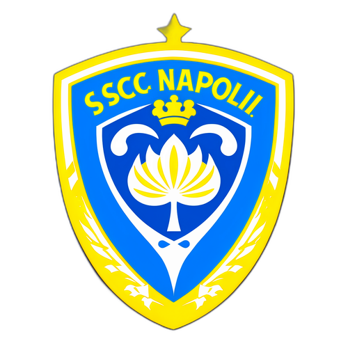 Stiker Emblem S.S.C. Napoli