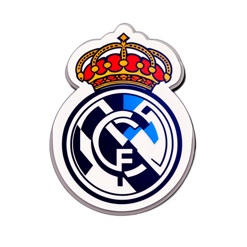 สติ๊กเกอร์เรอัลมาดริดแสดงเฉลิมฉลองชัยชนะ