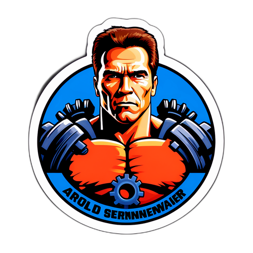 Pevný vzhled Arnolda Schwarzeneggera