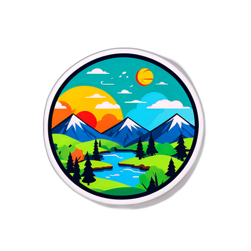 Düzce Şehri Sembolleri ile Doğa Manzarası