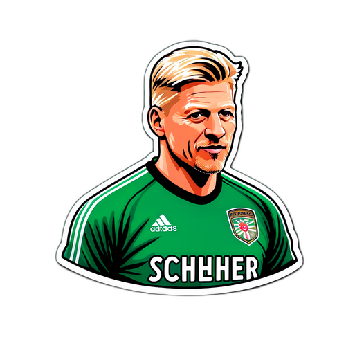 Sportstema klistermærke til Peter Schmeichel