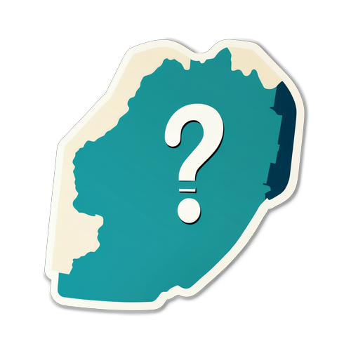 Mapa de Chaco con signo de interrogación