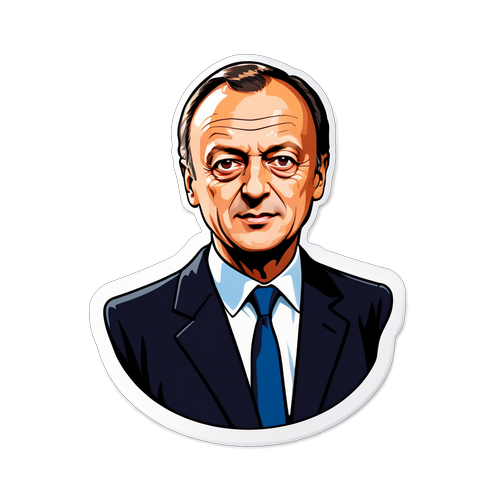 Nicht mein Kanzler: Friedrich Merz Sticker