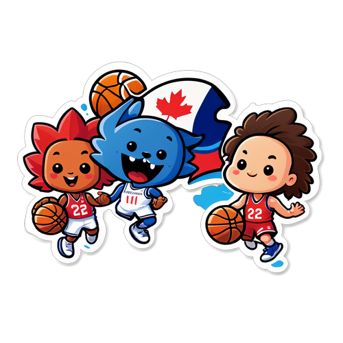 Binansagang "Cuteo-Basket": Ang Nakakaaliw na Labanan ng Canada at France sa Cartoons!