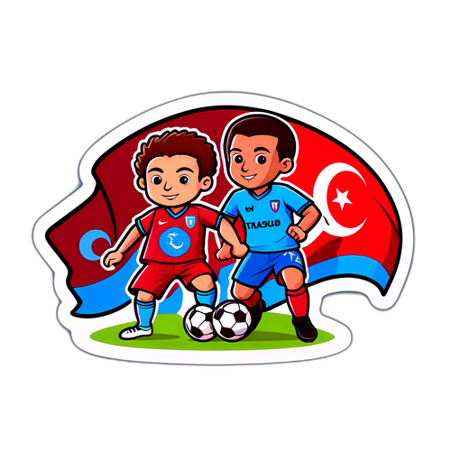 สติกเกอร์การ์ตูนฟุตบอล Trabzonspor กับ Kasimpasa