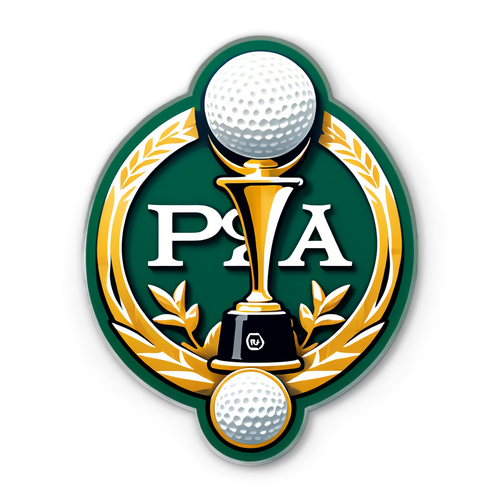 Sticker Logo Kejuaraan PGA