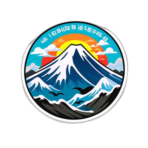 宮崎地震からの力強いメッセージのステッカー