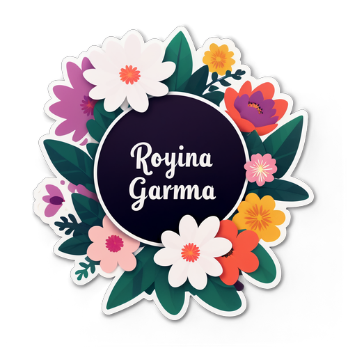 Shocking Elegance: Royina Garma's Sticker Design Will Take Your Breath Away!