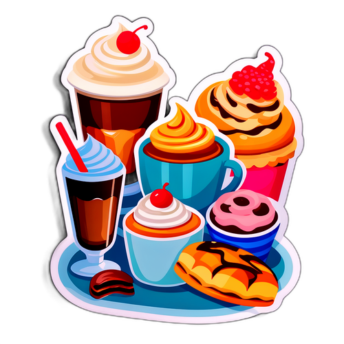 ของหวานในคาเฟ่