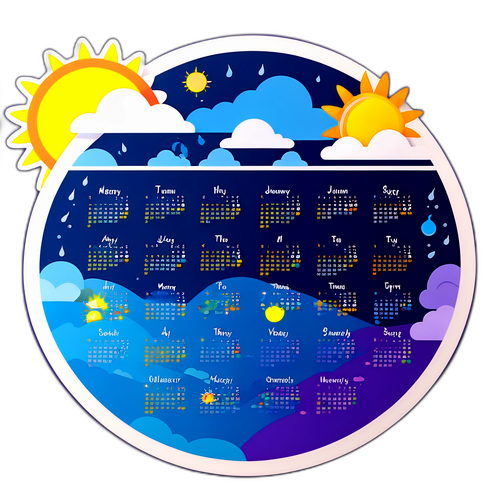 小型天氣變化日曆