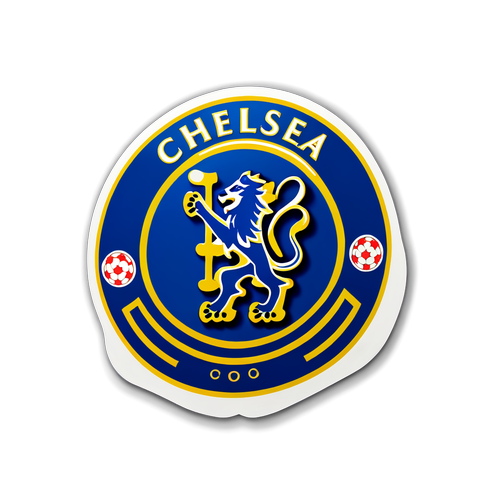 Fotbollsälskare, Missa Inte Det: Chelsea FC:s Logotyp i en Fantastisk Modern Design!