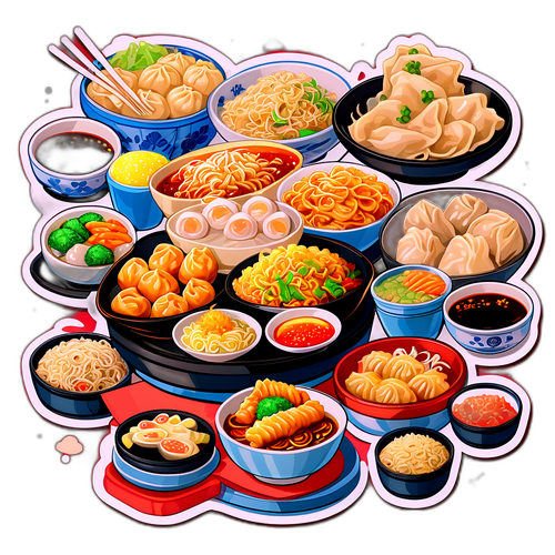 王様のレストランの人気メニューアイテムのステッカー