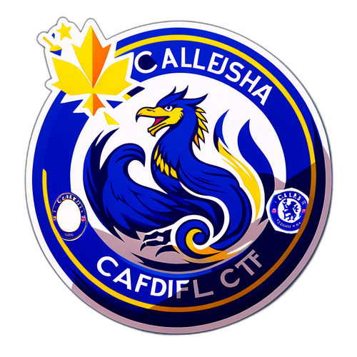 加的夫城與切爾西比賽主題貼紙