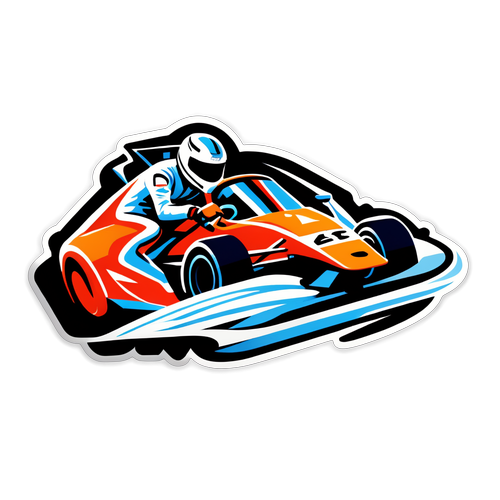 Unleash Your Inner Speed Demon: The Must-Have Racing Sticker That Car Enthusiasts Can't Resist!