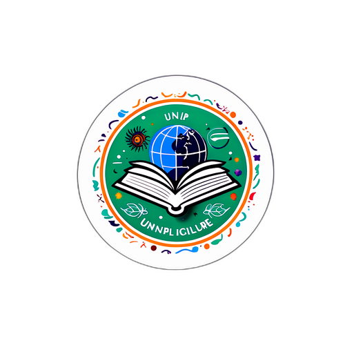 Sticker con el logo de la UNLP