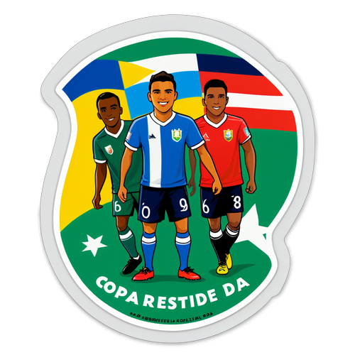 Adesivo Festivo da Copa do Nordeste