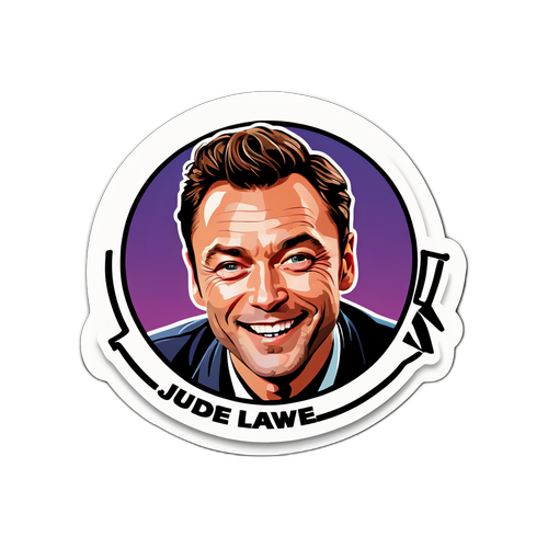 Jude Law inspirált sticker