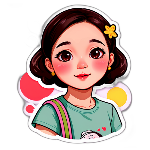 劉品言攝影風格可愛貼紙