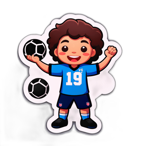 Sticker dễ thương của người hâm mộ bóng đá