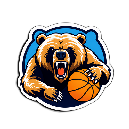 Raging Grizzly Bear sa Laban ng Basketball