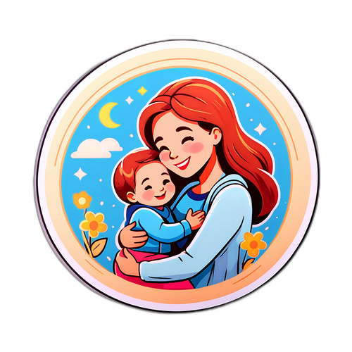 家庭温暖的瞬间