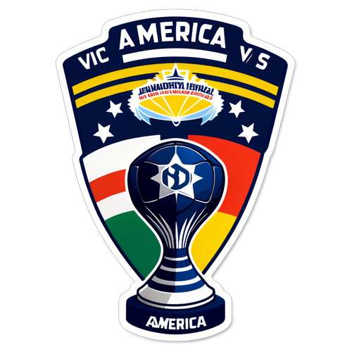 Diseño de Sticker: América vs Monterrey