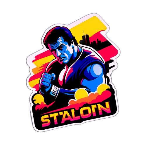 Motivoiva tarra Sylvester Stallonesta